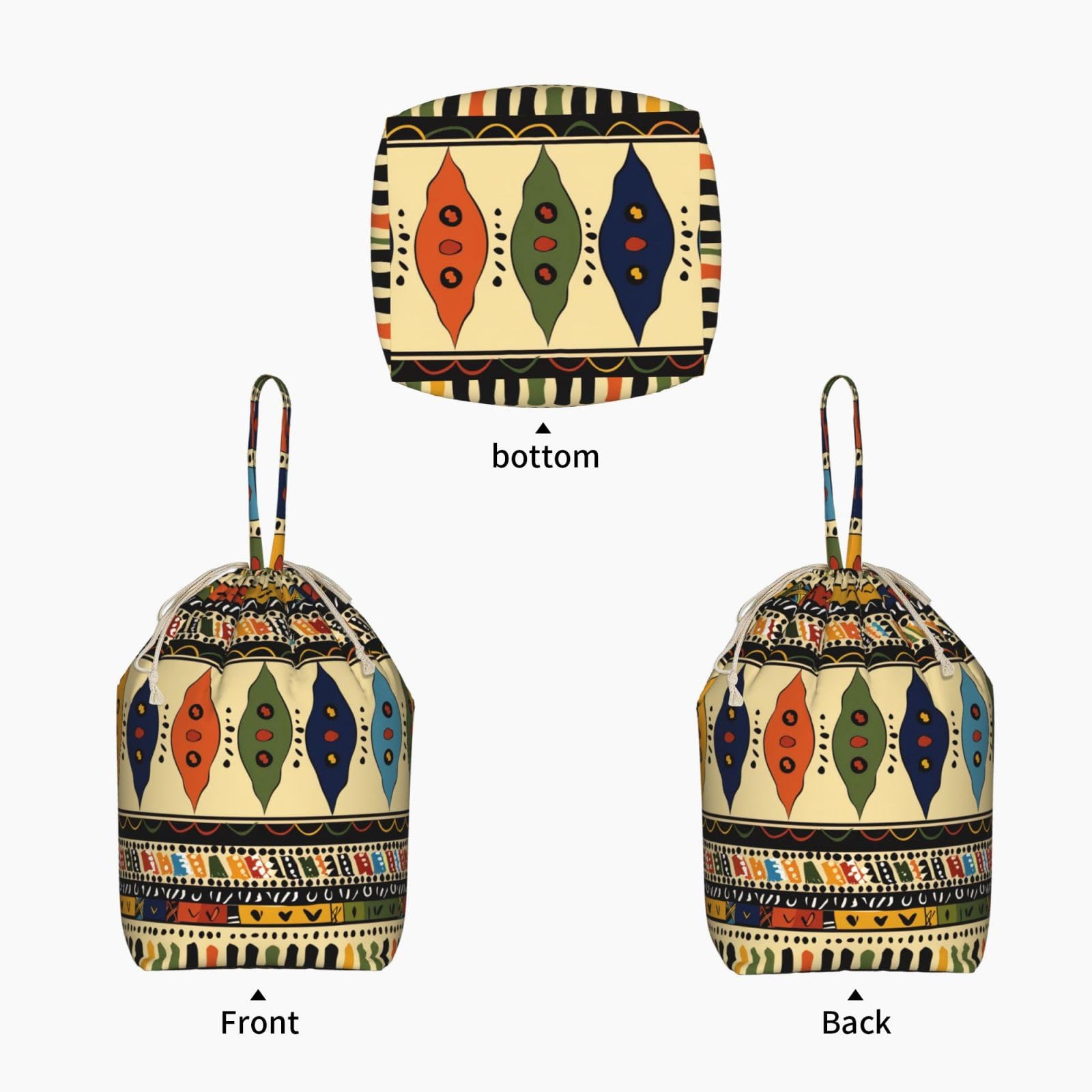 Sacchetti per biancheria con coulisse in stile tradizionale africano