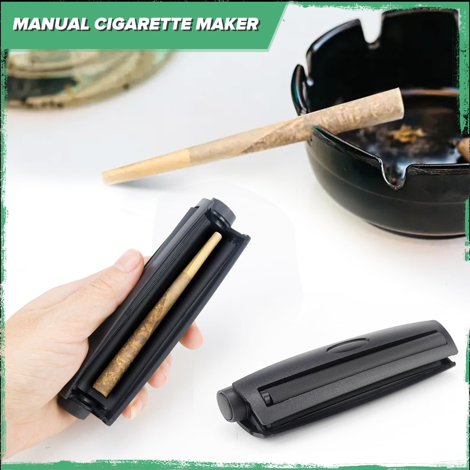 Accessoires Fumeur COMBO !!! ENSEMBLE Kit Set Plateau De Roulage Rick Et Morty 18 X 12,50 Grinder Weed