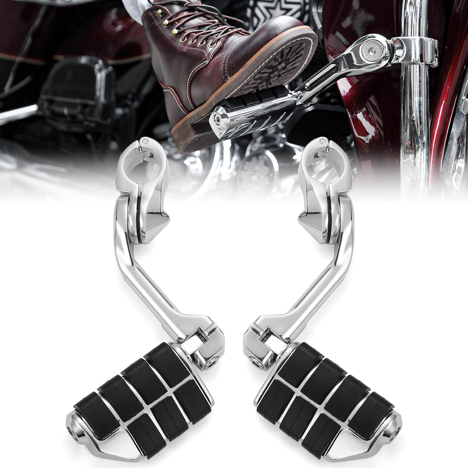 Buy KEMIMOTO Highway Pegs, 1 14Inch for Electra Glide Road King Street