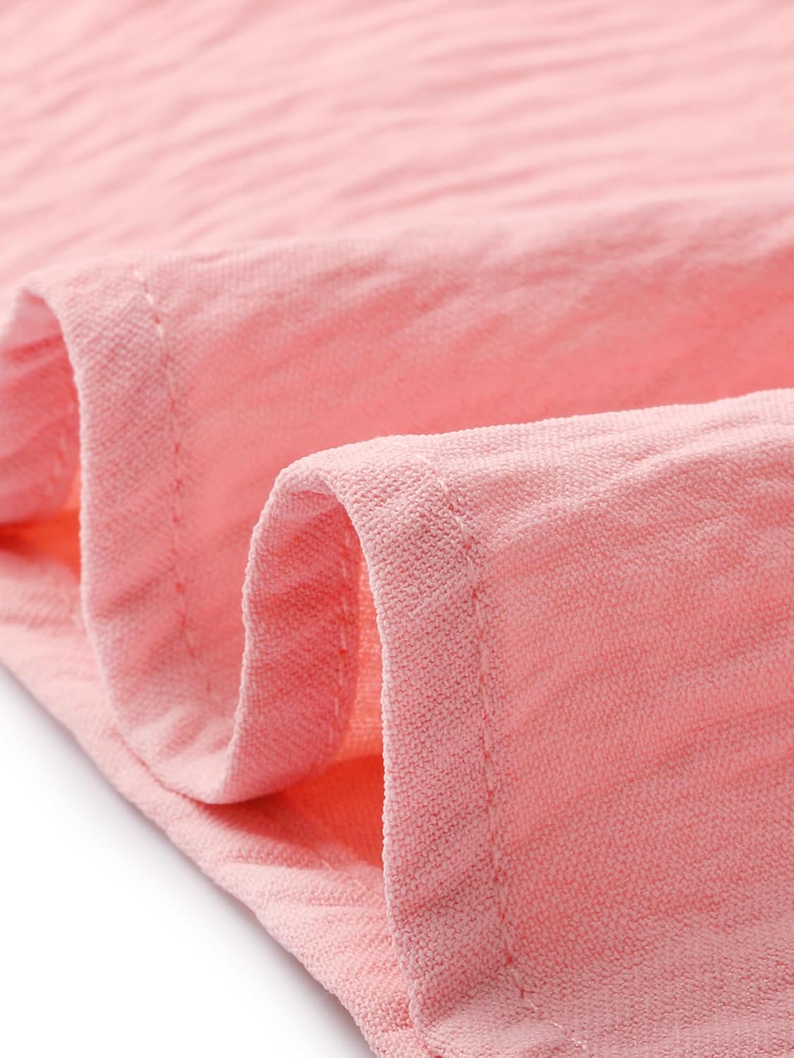 Seta T Women's Summer Dresses Casual Puff Half Sleeve Square Neck Smocked Flowy Maxi Dress with Pockets - Image 6