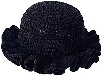 WZXHYS Women's Crochet Bucket Hat - Trendy Boho Knit Floppy Cap, Handmade Breathable Beanie for Travel, Fishing & Outdoors