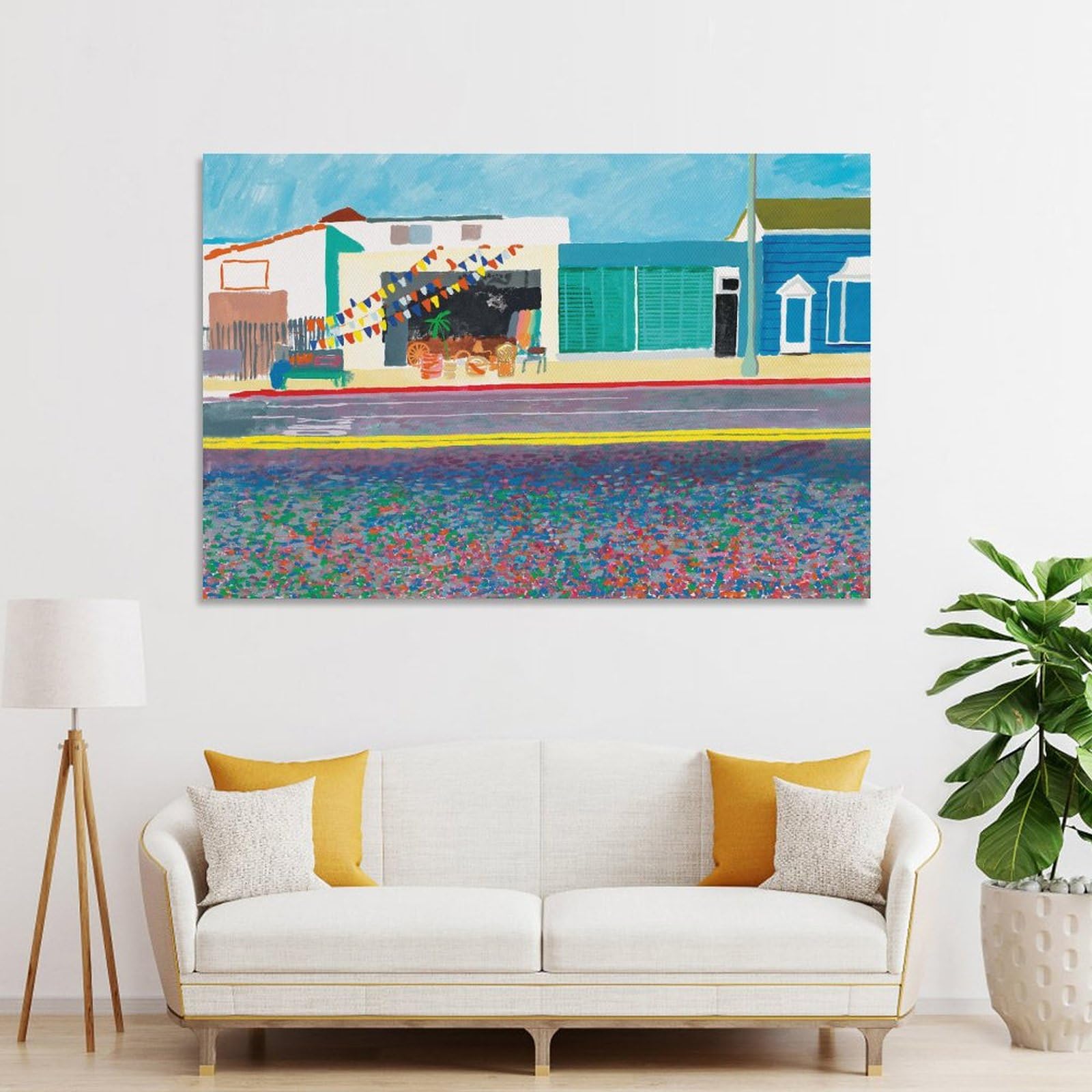 Amazon.co.jp: David Hockney ポスター 有名なデビッド