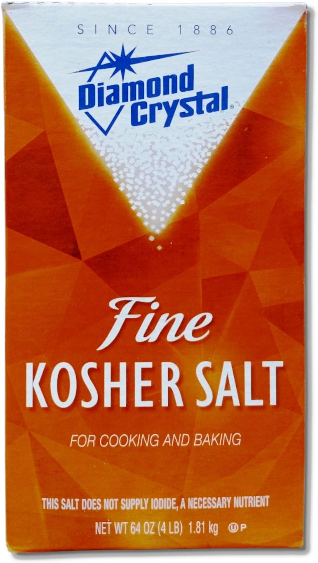 Haddar, Kosher Salt, 16oz Tube (2 Pack) Total 2LB