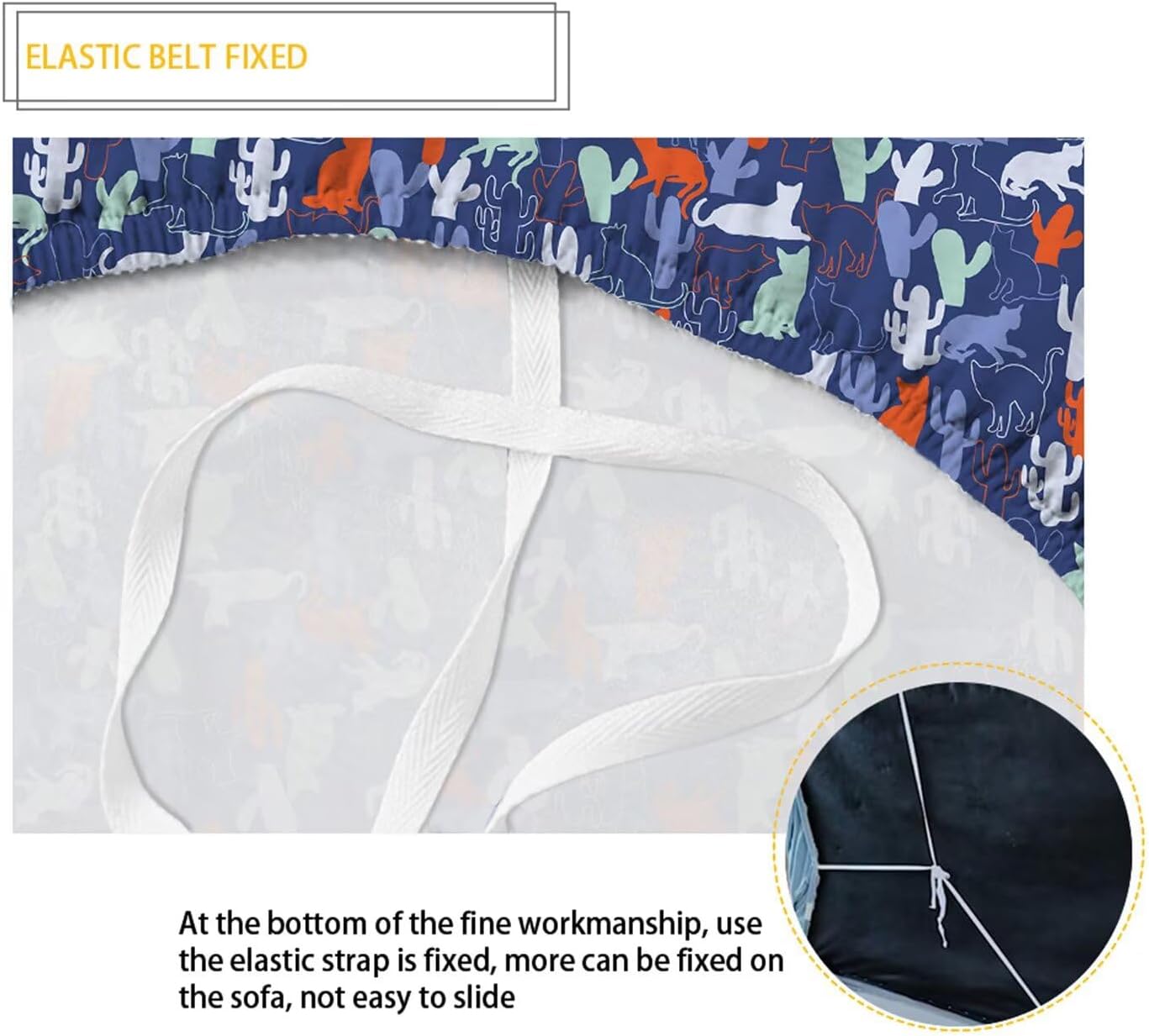 Suobstales Vintage Rose Print Elastic Sofa Cover Forest 3 Seater Sofa Slipcover 3-Piece Couch Covers Washable Furniture Protector Armchair Cover Home Decor, Size L