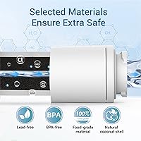 Vista 9 de Filterlogic UKF8001 Reemplazo para EveryDrop by Whirlpool Filtro de agua para refrigerador 4, EDR4RXD1, 7 filtros