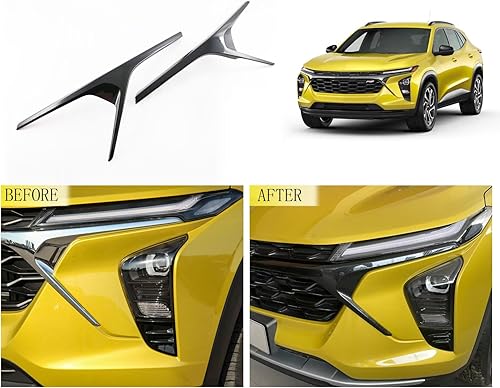 Miniatura 10 de Accesorios de coche compatibles con Chevrolet TRAX 2023 2024 parrilla delantera rejilla cubierta de malla parachoques delantero parachoques 2 piezas