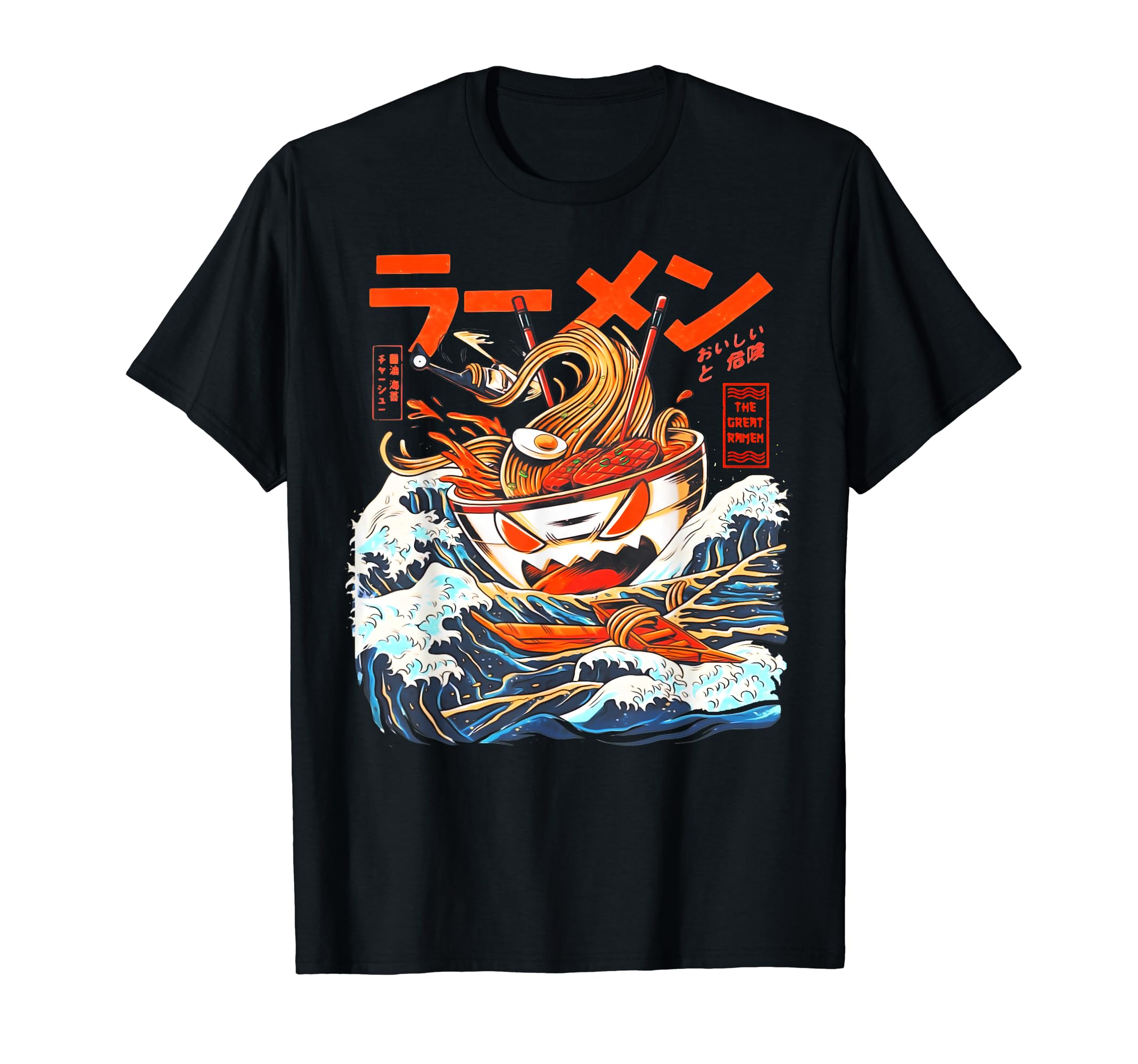 Funny Great Ramen Japan Gifts Tees IdeaGreat Ramen - The Great Ramen off Kanagawa Fun Gifts T-Shirt