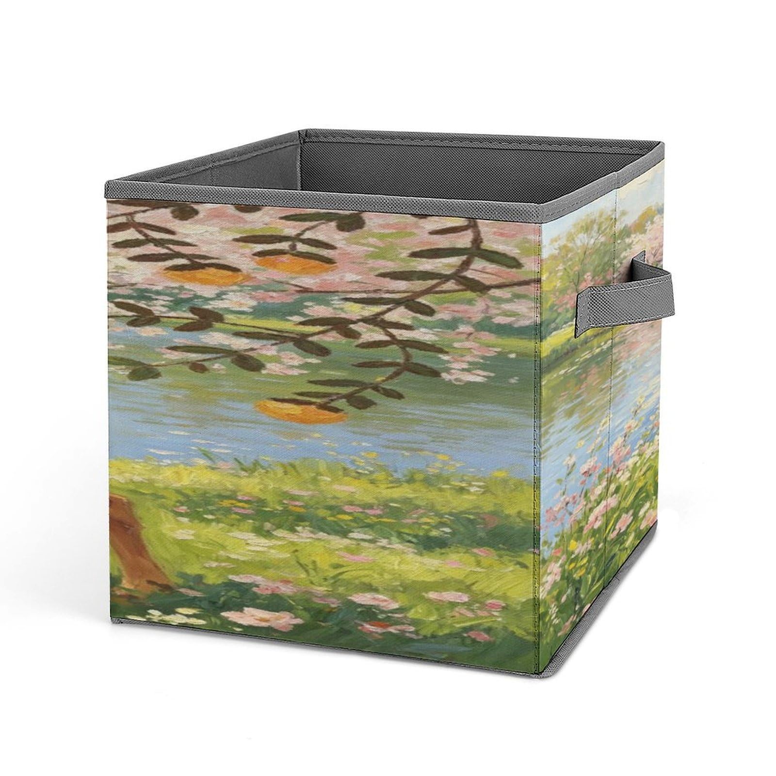 FekiLoot Green Painting Storage Bins Storage Baskets