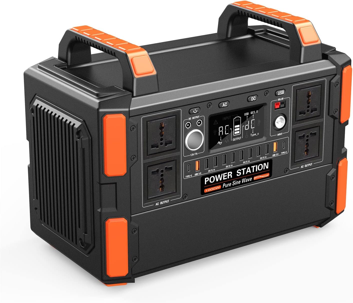 Ariyuan 1000W Portable Power Station,1048Wh/327500mAh Camping Battery