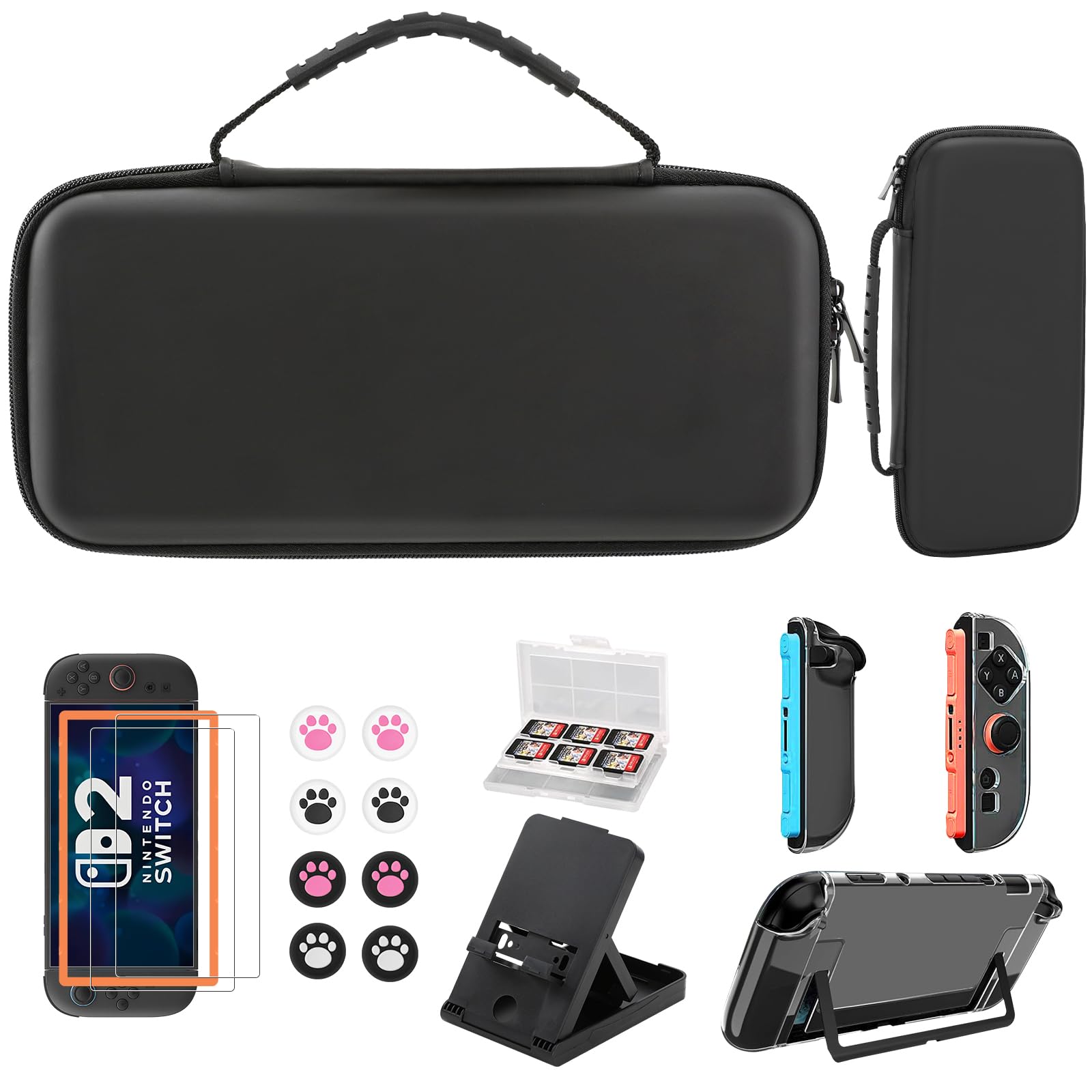 Amazon.co.jp: Switch 2 ケース 【6in1】セット ニンテンドー