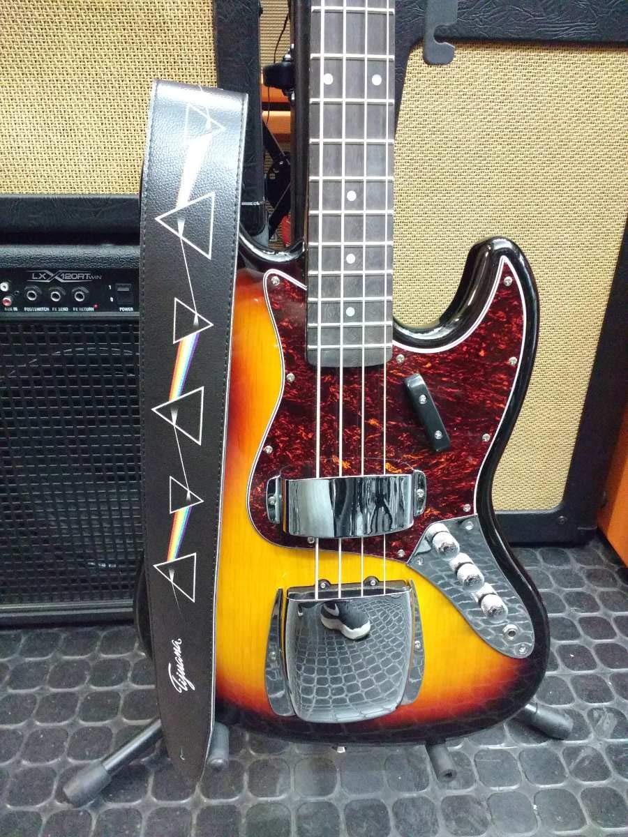 Pink Floyd Dark Side of the Moon Sangle pour guitare ou basse en cuir synthétique