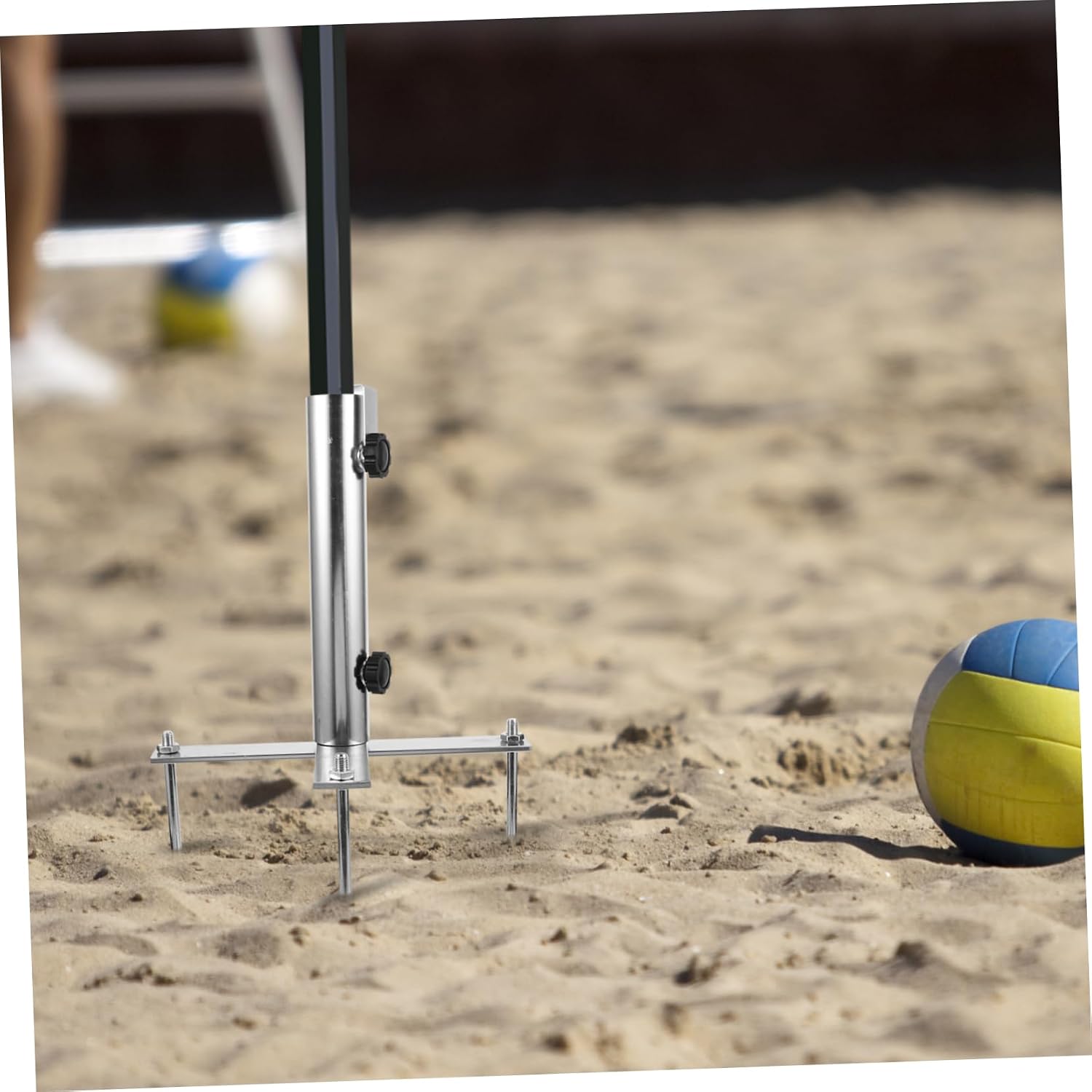 Disassembled Floor Insert Patio Umbrella Stand Base Easy Portable Garden Parasol Anchor