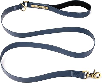 Tuff Pupper Classic 6 Foot Heavy Dog Leash | أقوى 10x من الجلد | 100٪ مقاوم للماء ورائحة الكلب | Tough Rust-Proof جميع الأجهزة المعدنية