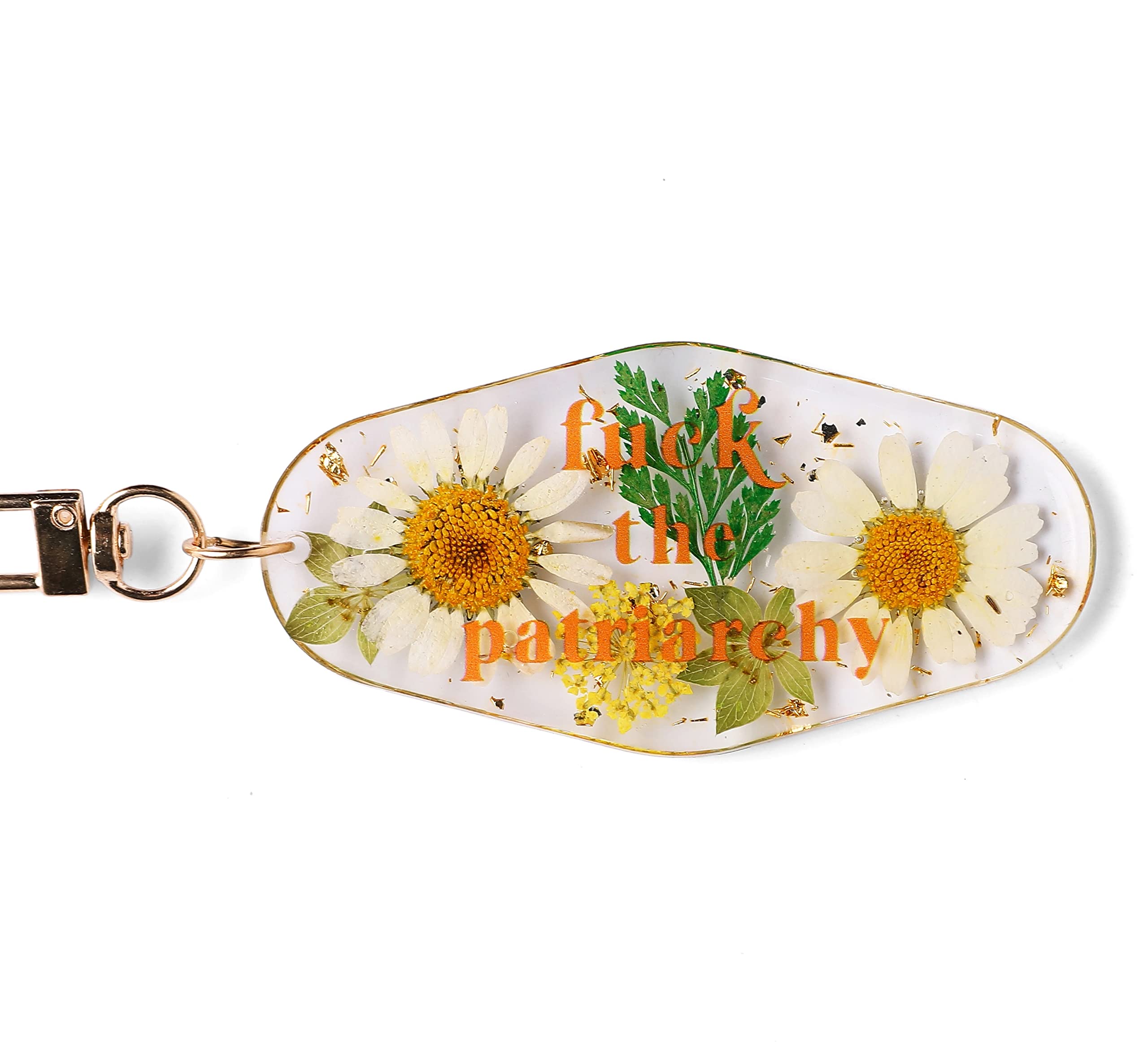 ASVP ShopFuck the Patriarchy Feminist Motel Retro Keychain - Women Empowerment