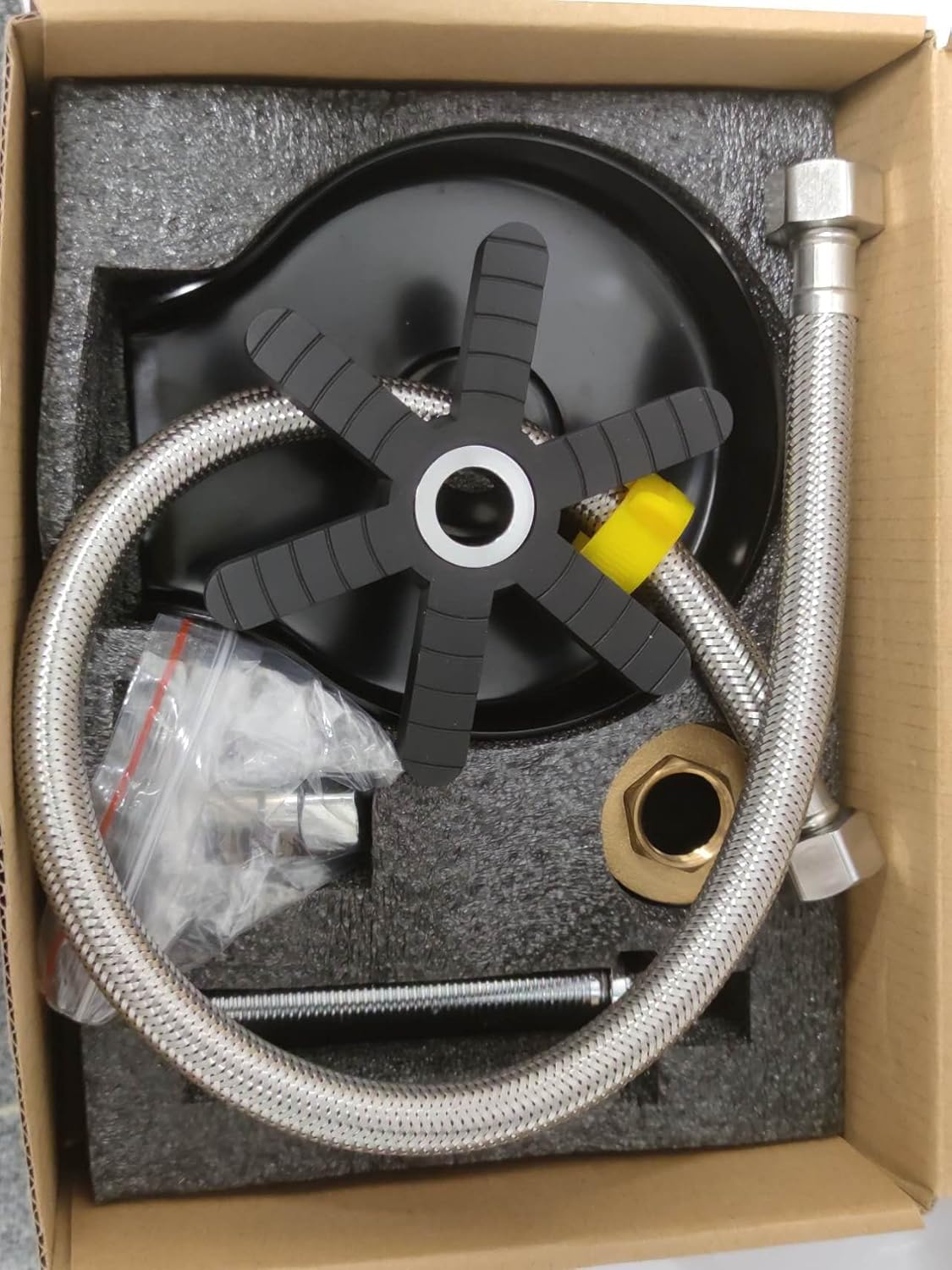 Matte Black Glass Rinser Stainless Steel,FVITA Glass Rinser for Kitchen