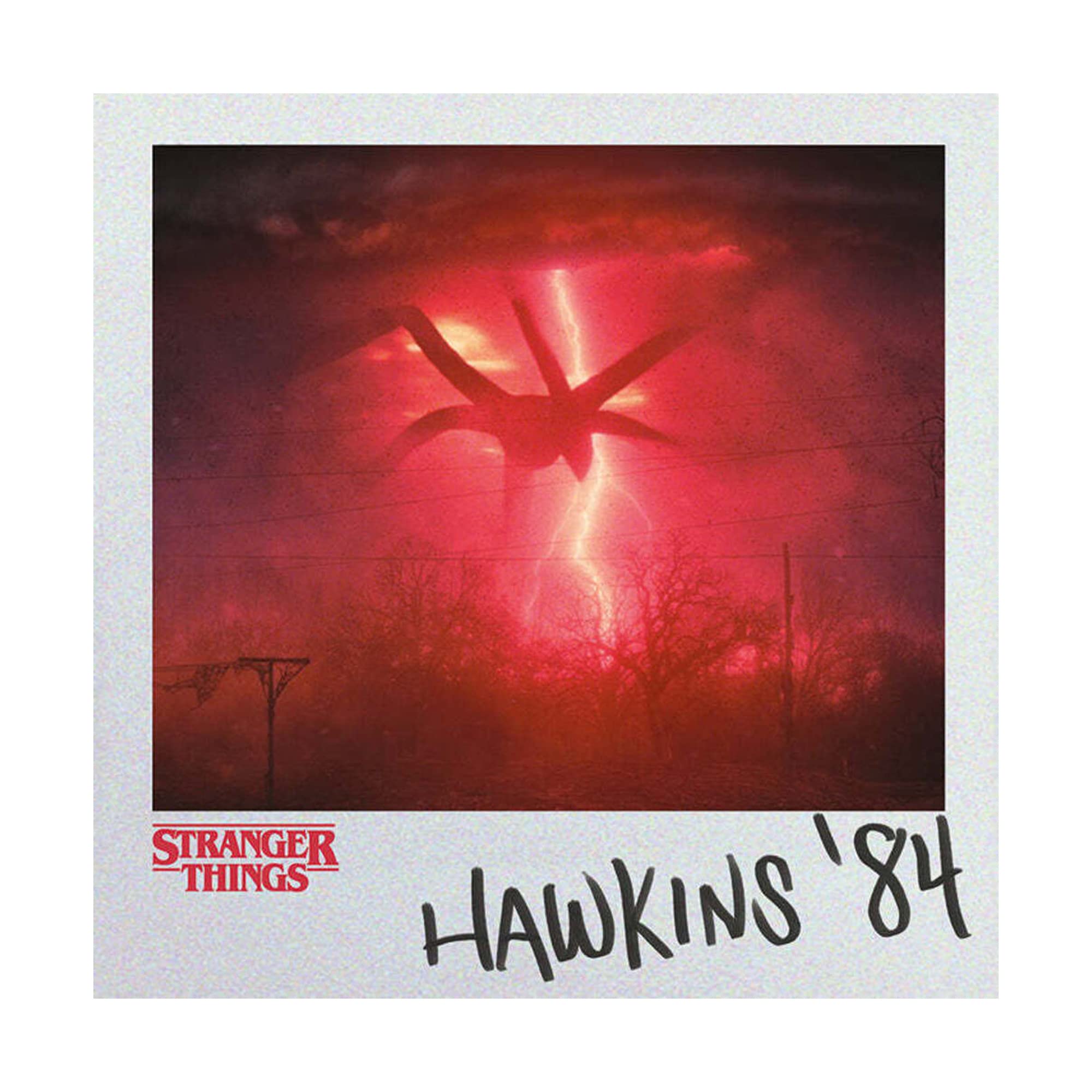 Stranger Things Red/Black Hawkins ´84 Canvas Print (40Cm X 40Cm) ()