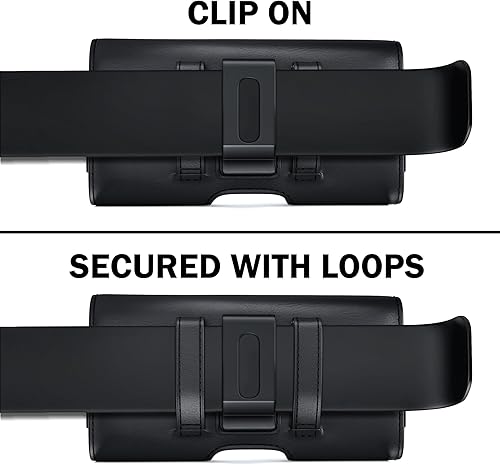 Miniatura 6 de DeBin Funda para Samsung Galaxy S25+ S24+Plus 5G, S23+ S22+ S21+ S20+ S10+ S9+ S23 FE, Funda con Clip para Cinturón de Teléfono Celular, Bolsillo