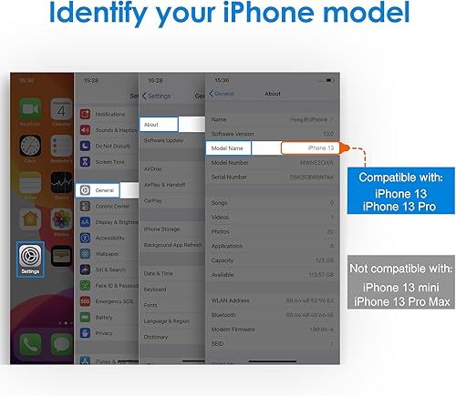 Miniatura 54 de JETech Protector de pantalla para iPhone SE 3/2 (edición 2022/2020), 4.7 pulgadas, película de vidrio templado, paquete de 3