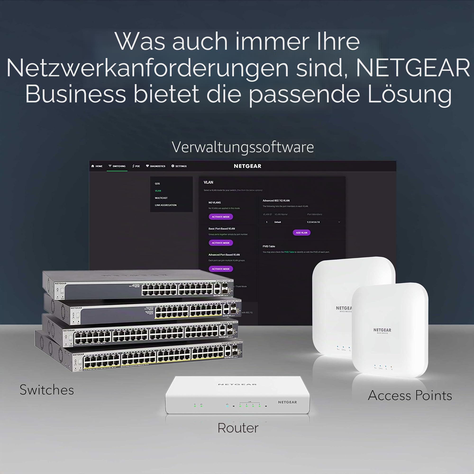 NETGEAR 5-Port Gigabit Ethernet Unmanaged Switch (GS105NA) – Desktop- oder Wandhalterung, und begrenzter lebenslanger Schutz, Grau