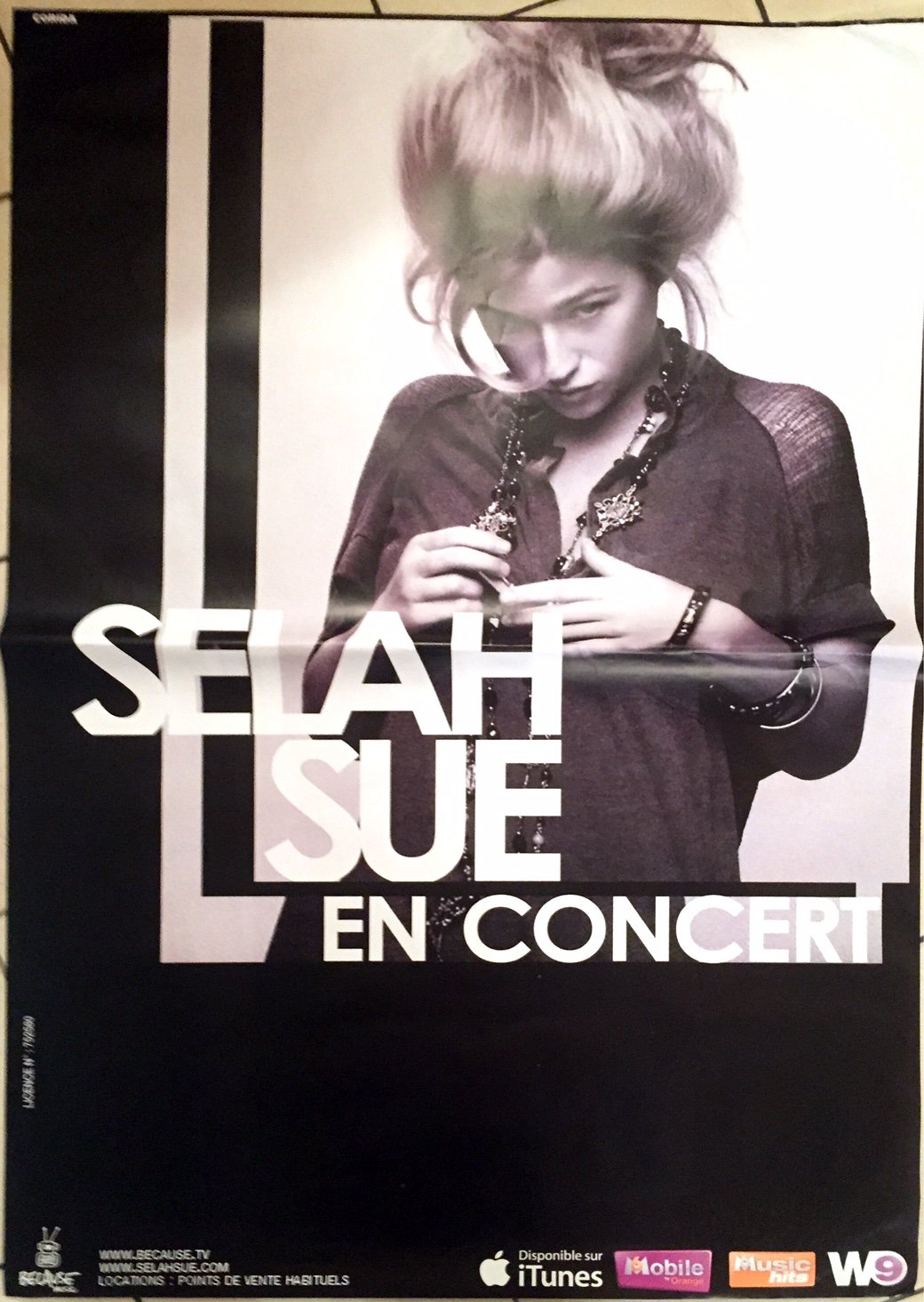 Affiche Selah Sue 75x115 cm poster pour habiller un grand mur vide facilement