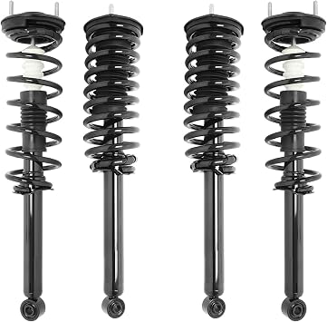 Front & Rear Quick Complete Struts Assembly with Coil Springs Replacement for 2001-2006 Lexus LS430 Set of 4