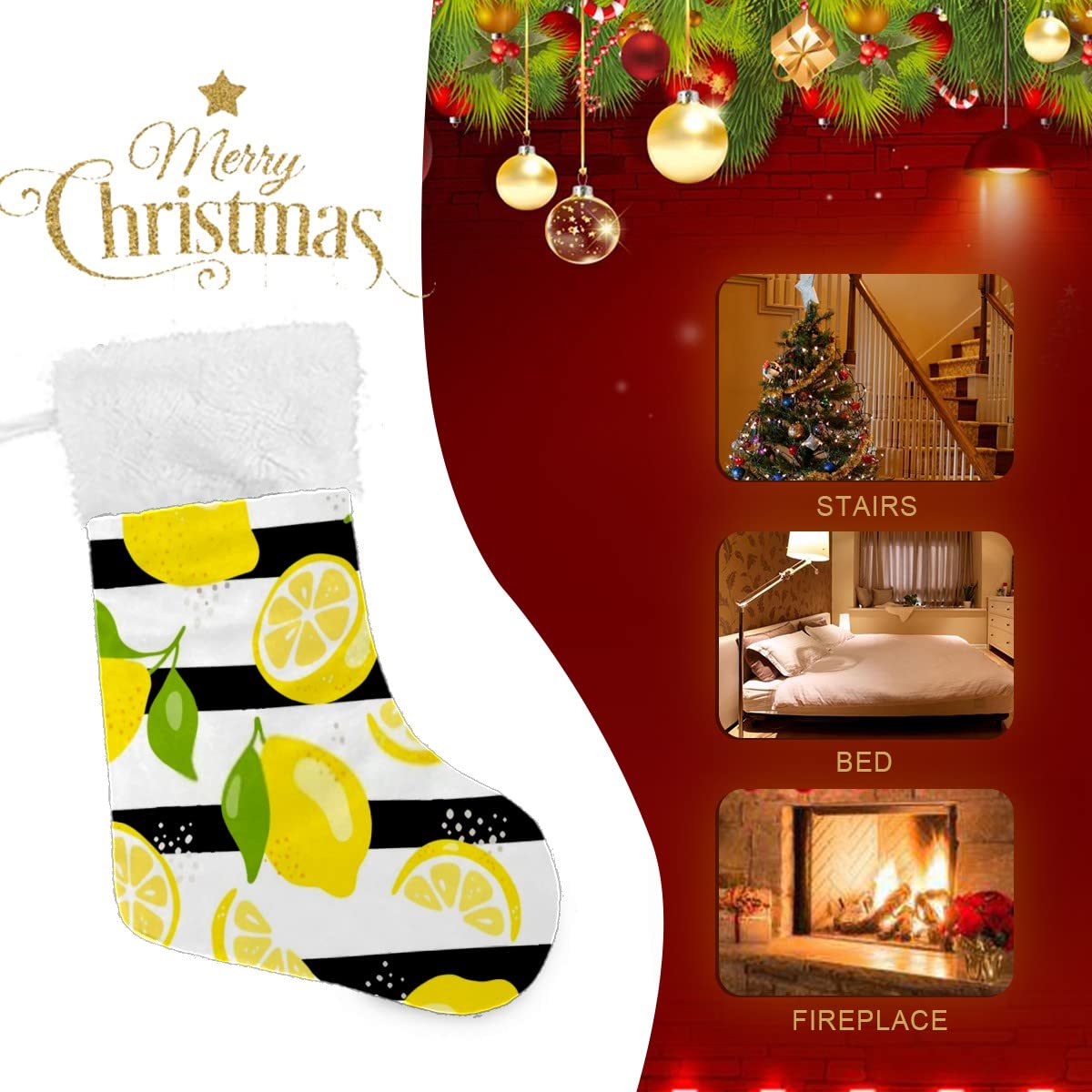 Chaussette de Noël mignonne | Mes Deux Chaussettes