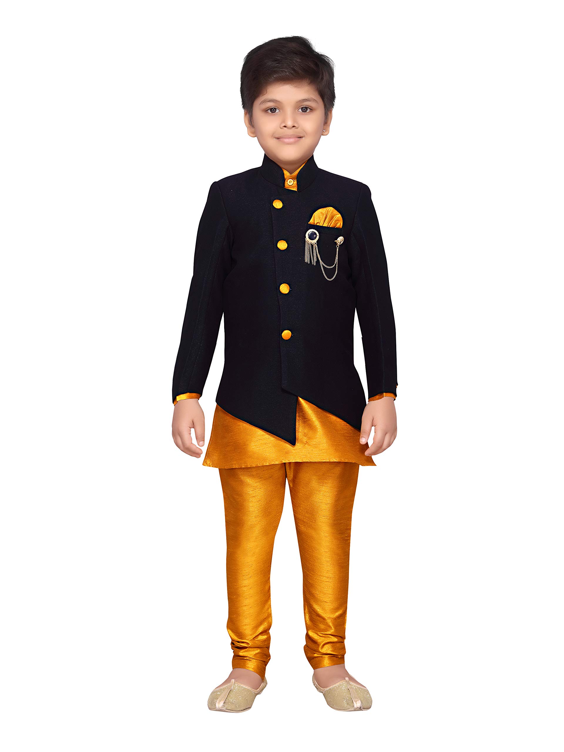 AJ DEZINES® Kids Indo Western Sherwani Set For Boys