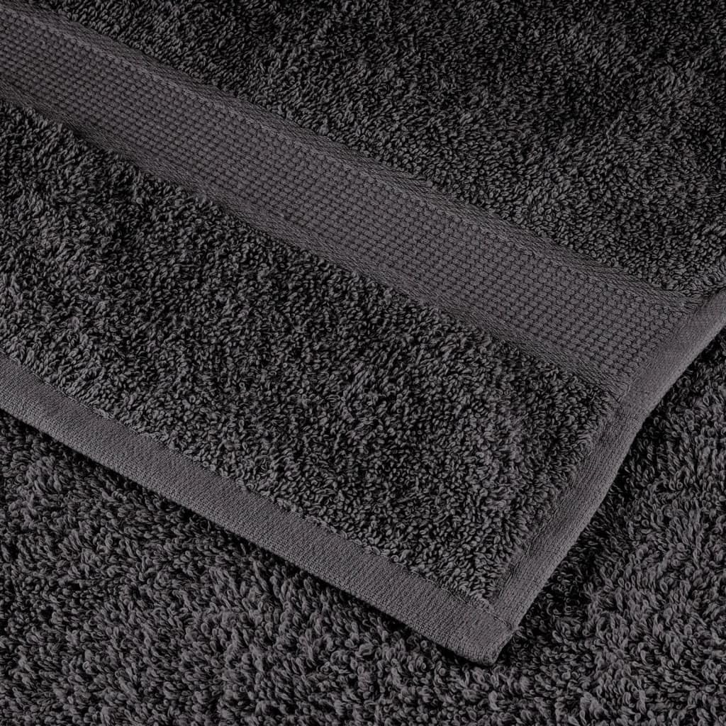 Hothingwell - Juego de 6 toallas (100% algodón), color blanco | Certificado OEKO-TEX, lavable a máquina, hebilla para colgar, absorbente y duradero