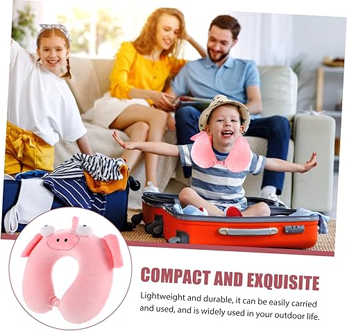 Miniatura 4 de LIFKOME Almohada de viaje con cuello en U para niños, almohada de viaje para dormir, almohada de cuello de viaje para niños, almohada para el cuello