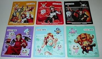 Amazon ワンピース One Piece コカ コーラ イオン限定 ルフィ ゾロ サンジ ナミ チョッパー ロビン オリジナルデザイン トートバッグ 全6種 セット アニメ 萌えグッズ 通販