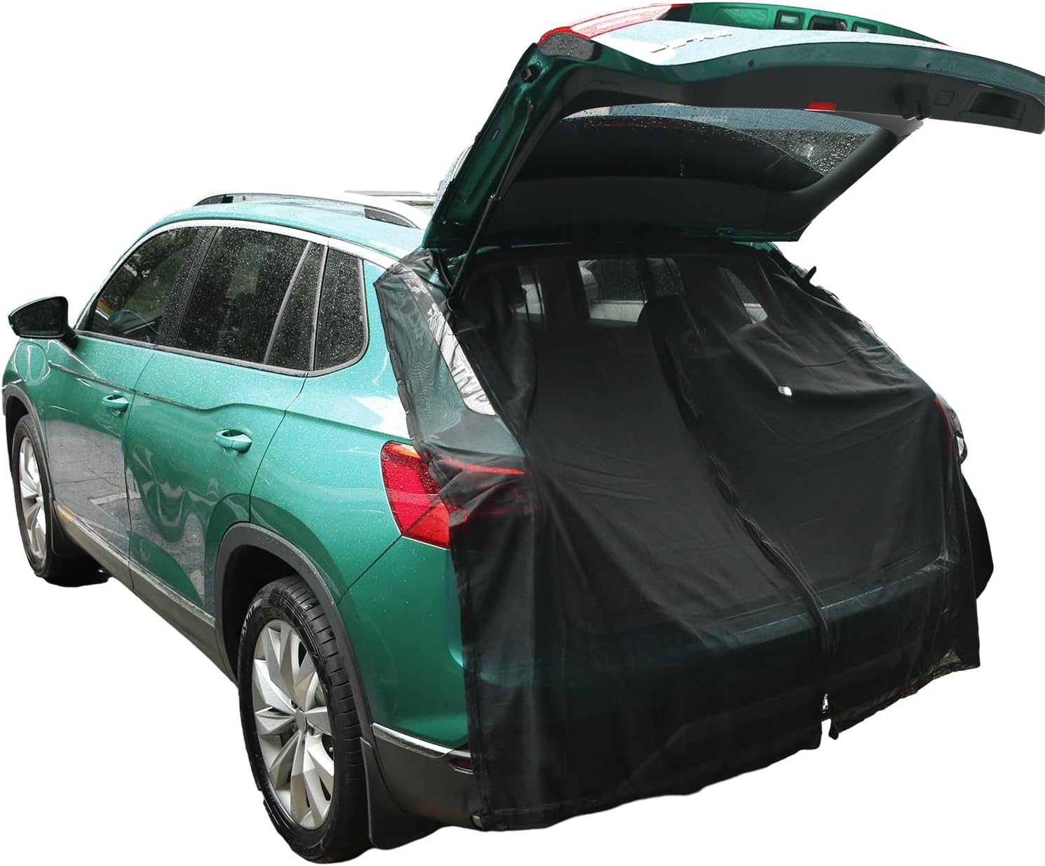 Car Tailgate Screen, 68.9x59in SUV Tailgate Mesh Screen SUV Camping Car