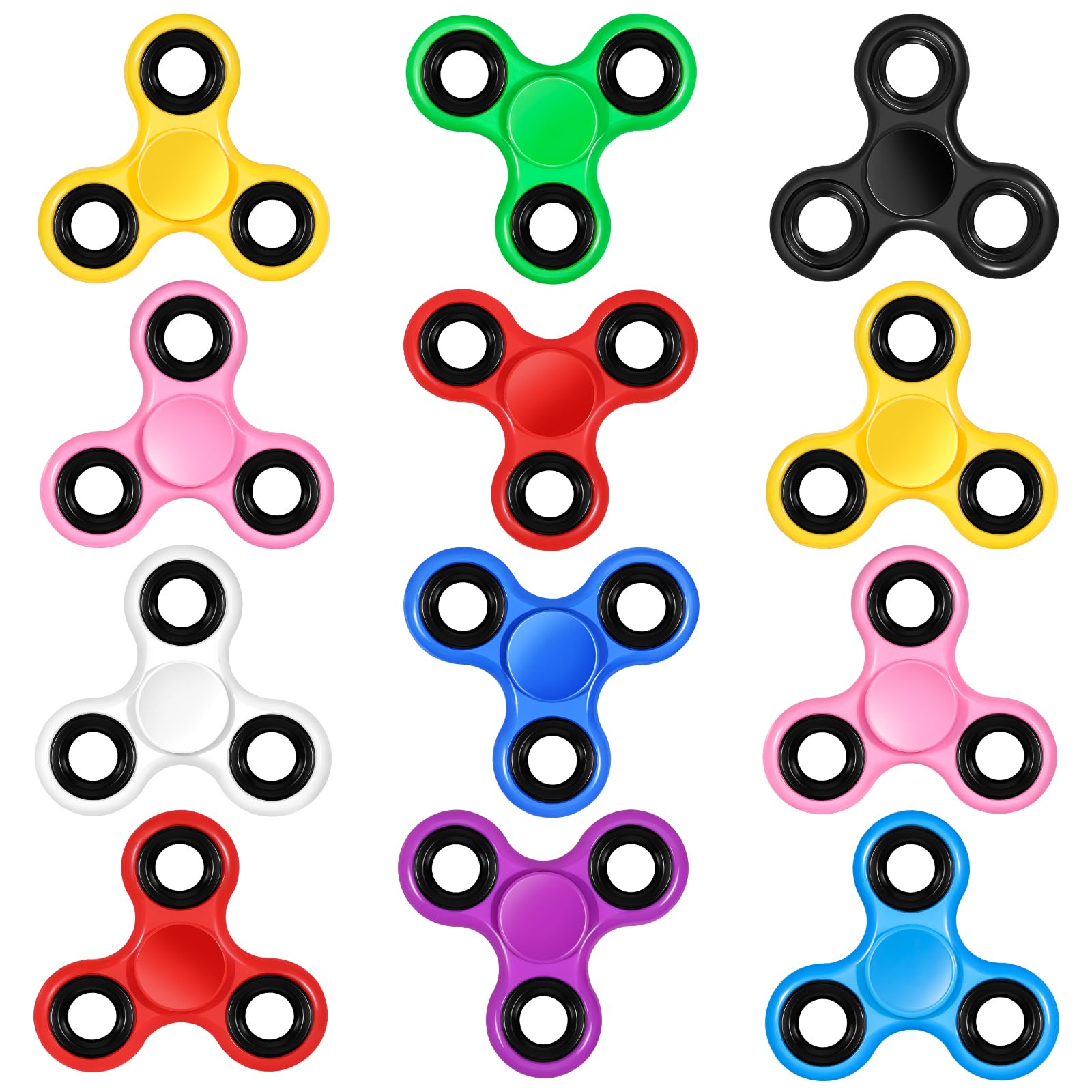 12 Pack Party Bag Fillers for Kids Fidget Spinners Bulk Fidgets Party Favours Sensory Fidget Toys, Pass the Parcel Prizes Fidgets Classroom Rewards Fillers Fidget Box Bulk Gifts Kids Lucky Dip Prizes