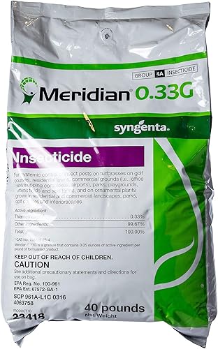 Meridian 0.33G Insecticida granular - Bolsa de 40 libras