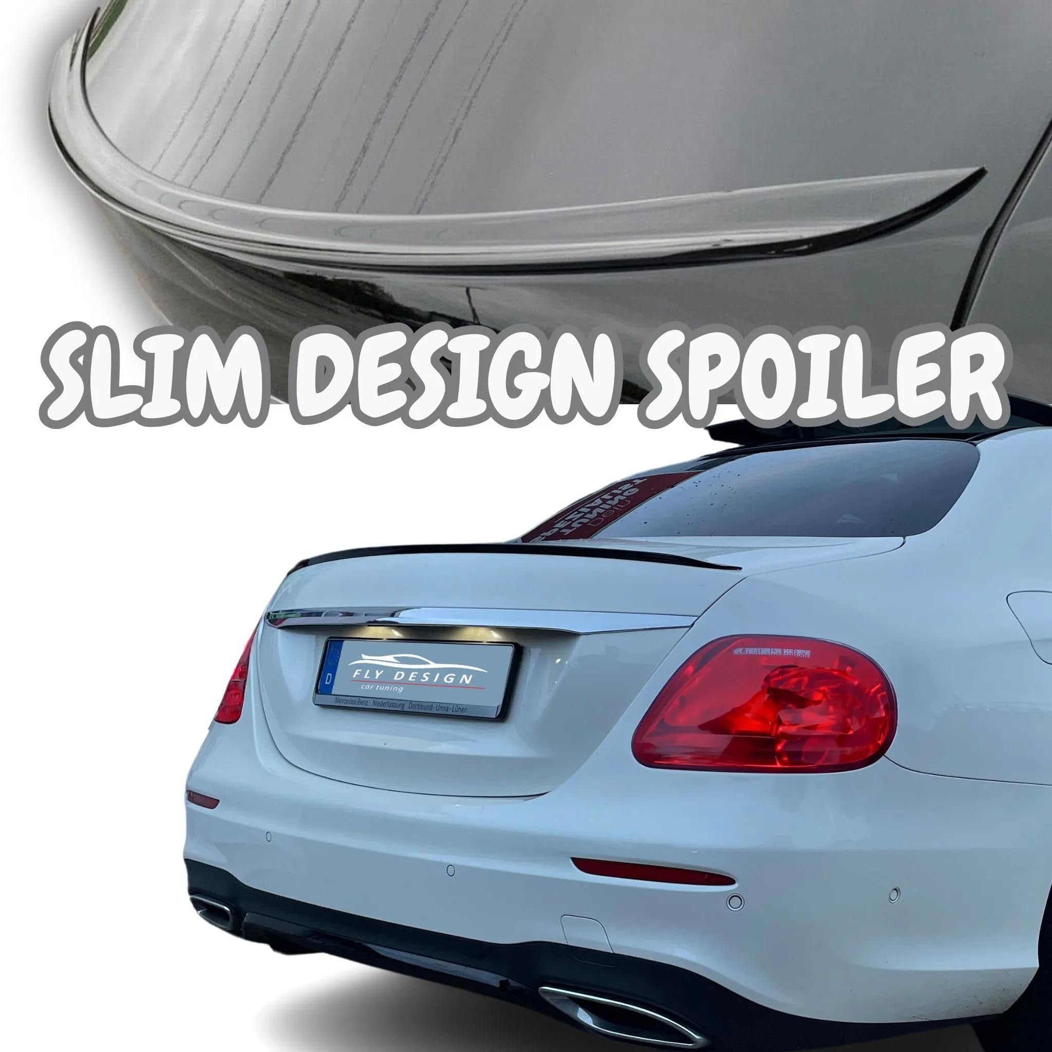 Heckspoiler Spoilerlippe für BMW 2er F22 Coupé F23 Cabrio Schwarz Glanz