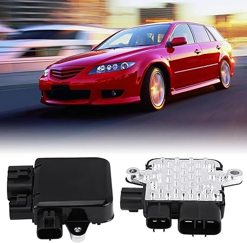 Miniatura 6 de Módulo de control del ventilador, unidad del módulo de control del ventilador de refrigeración para Mazda 6 MPV Outlander Lancer 1355A124