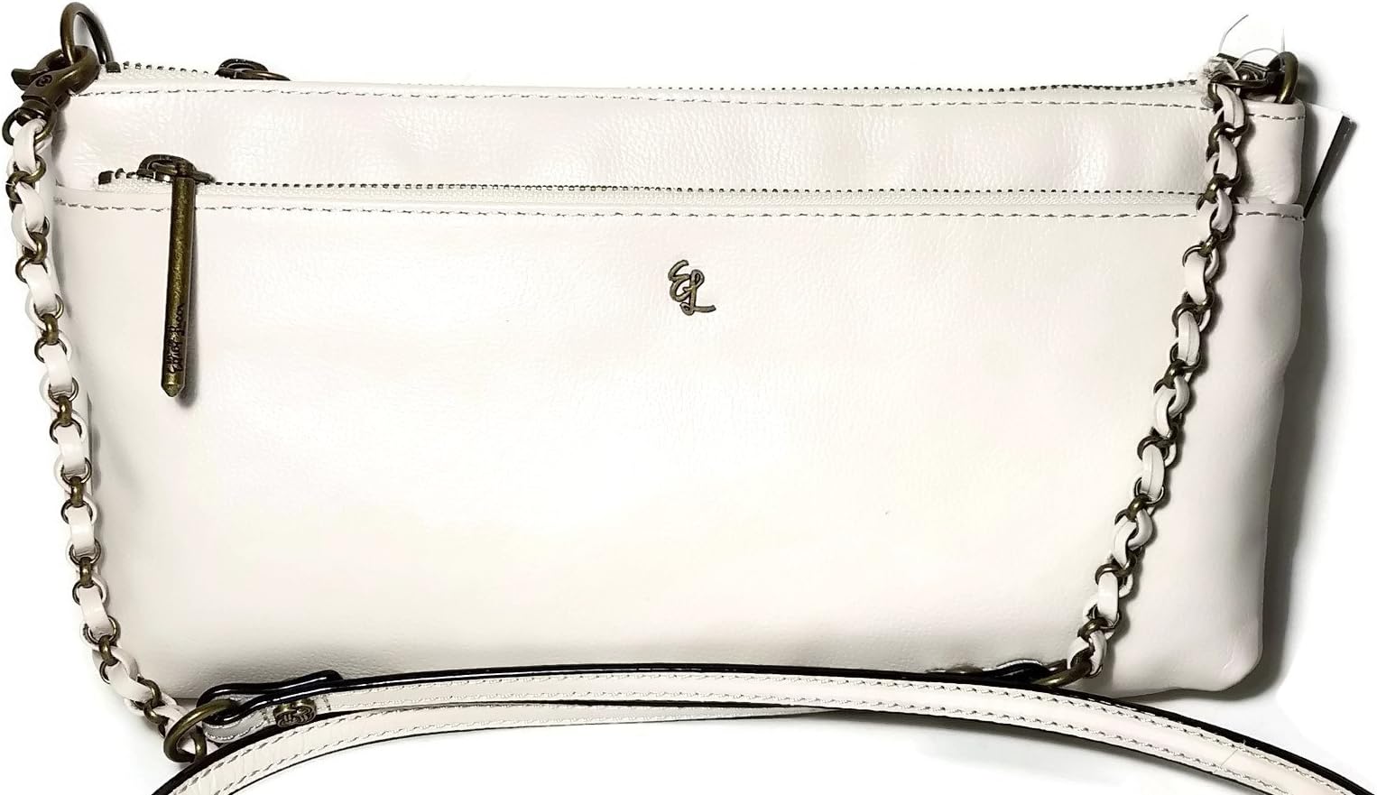 ELLIOTT LUCCA Stone Off White Artisan 3 Way Handbag 106675