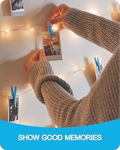 Vista 48 de Alfileres de ropa de madera para manualidades, pinzas de cierre de agarre fuerte, clips de ropa de madera de abedul, pinzas de ropa para colgar