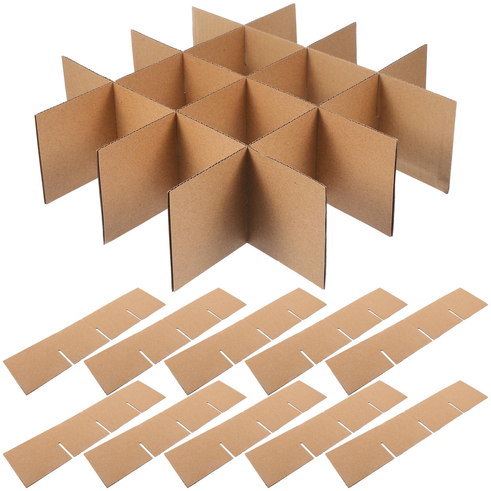 ULTECHNOVO Moving Boxes Dividers, 6 Pack Corrugated Dividers