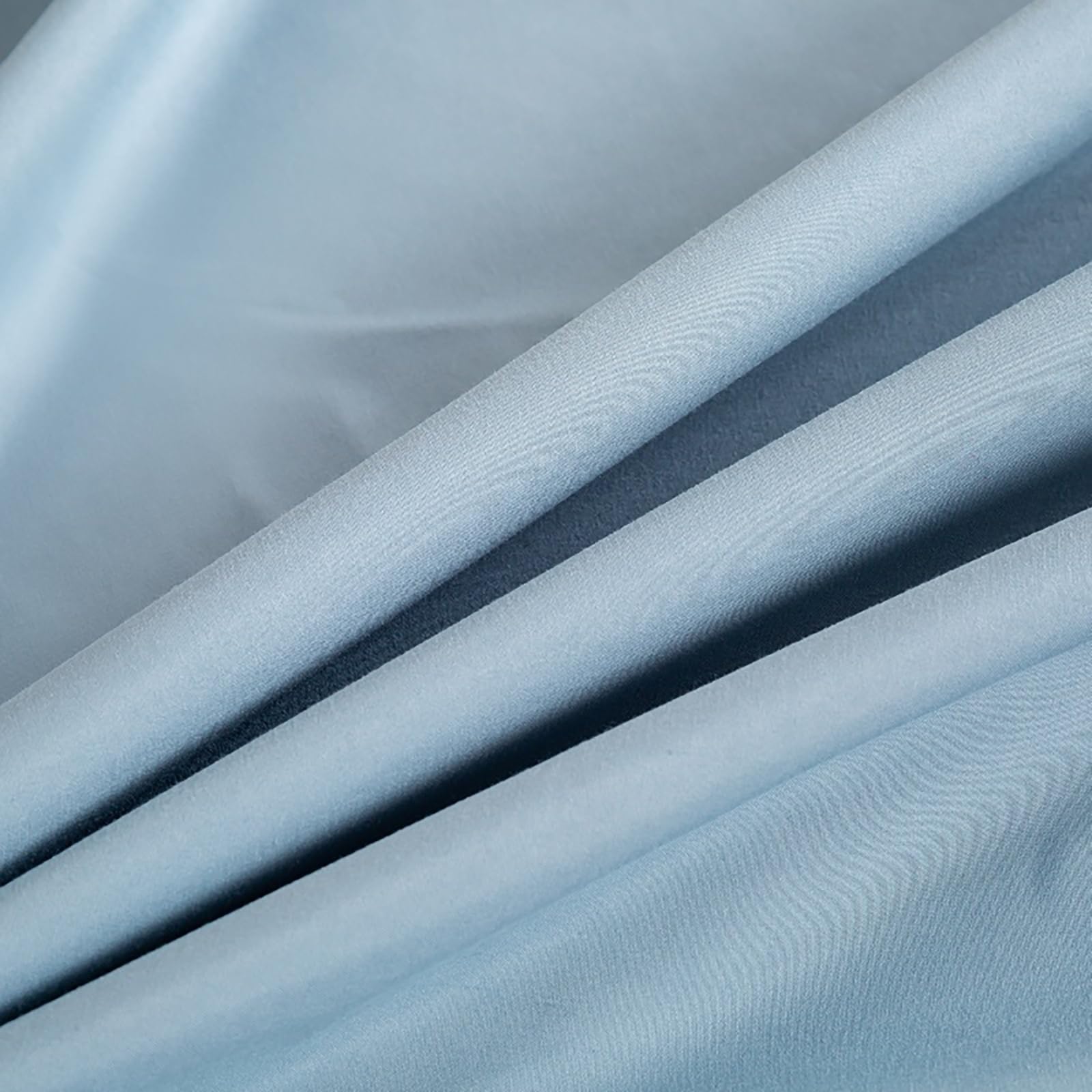 Coprimaterasso Matrimoniale/Singolo con Cerniera – Fodera Copri Materasso 6 Lati Traspirante, Rivestimento Completo con Cerniera e 2 Federe, Lavabile(Blu,90x190x15cm)