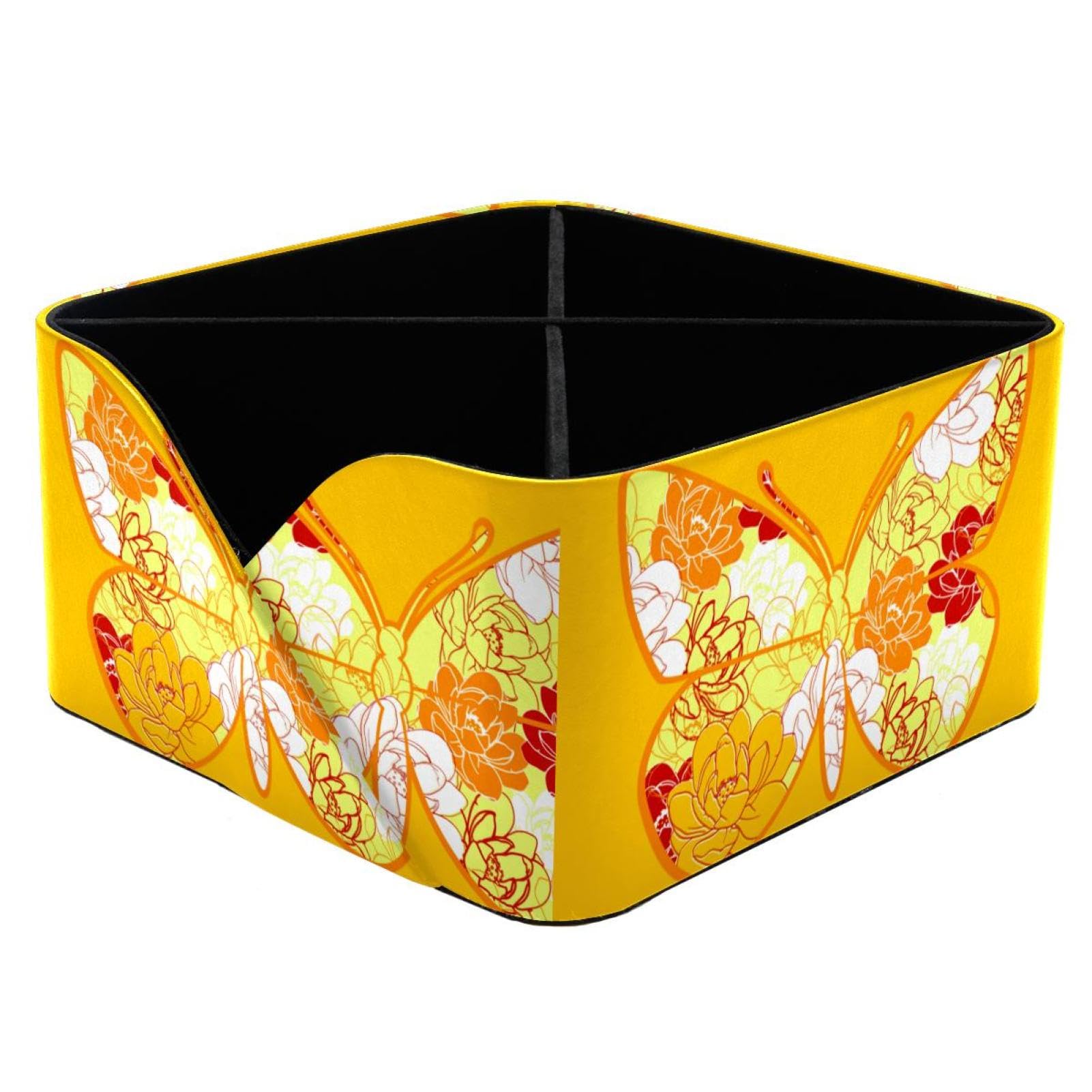 Porte-crayons papillon avec 4 compartiments de rangement pour stylos et pinceaux