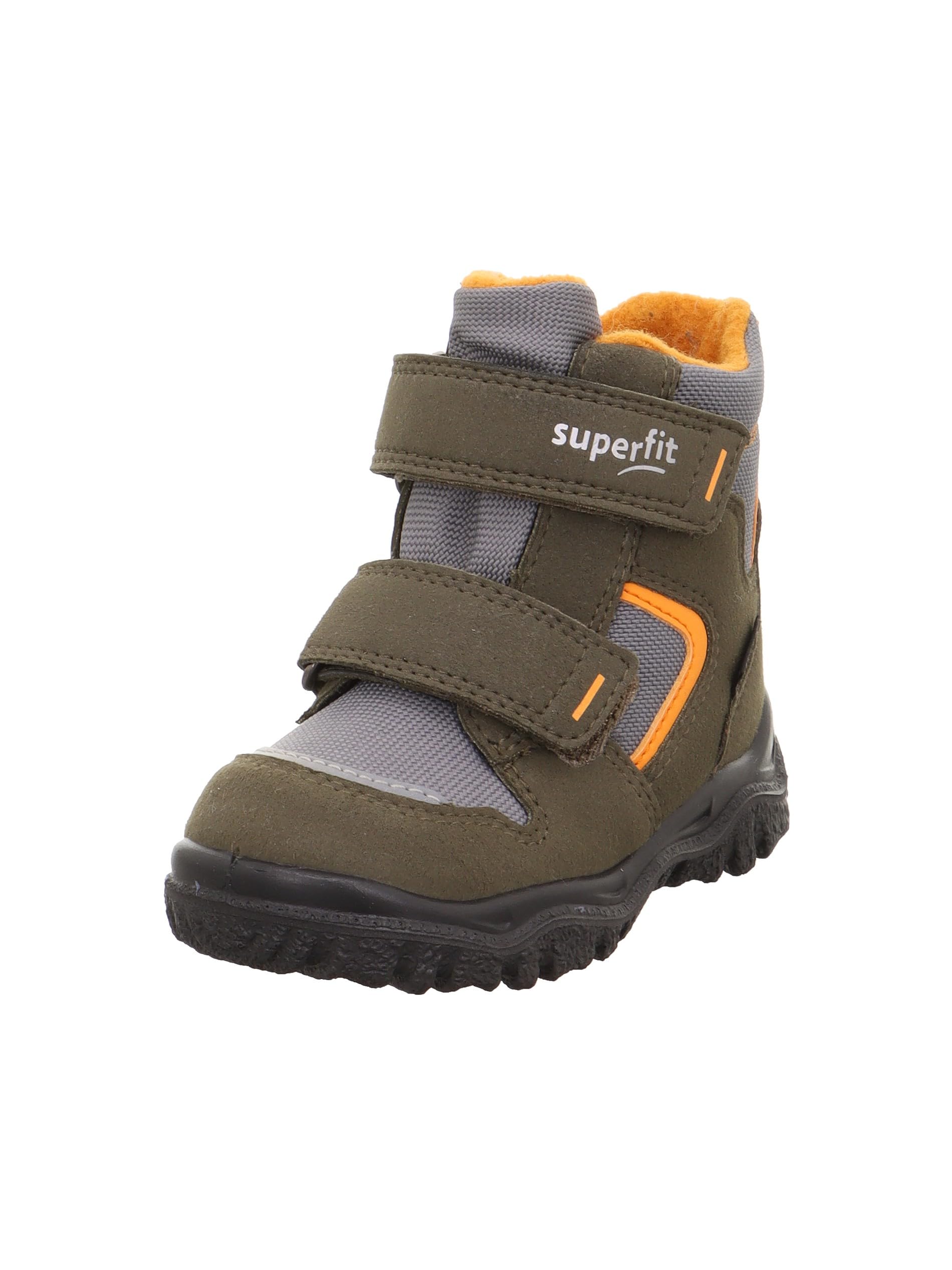 Superfit Boys' boots, green, Green Orange 7010, 4.5 UK Child