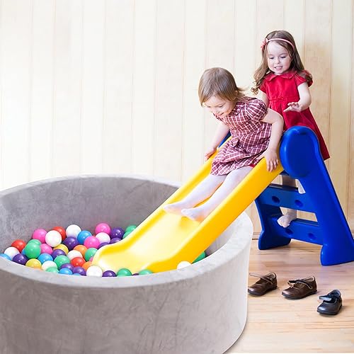Miniatura 5 de 100 pelotas para niños pequeños de 2.16 pulgadas, bolas de océano de colores mixtos, juguetes de bebé para piscina, juegos, casa, decoración de
