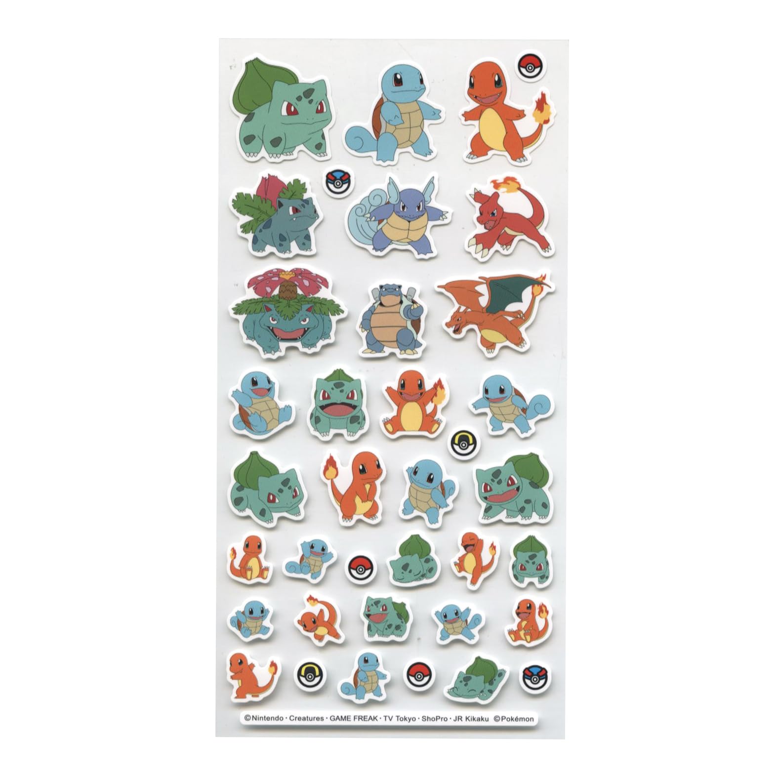 Amazon | カミオジャパン ポケットモンスター 4サイズステッカーズ