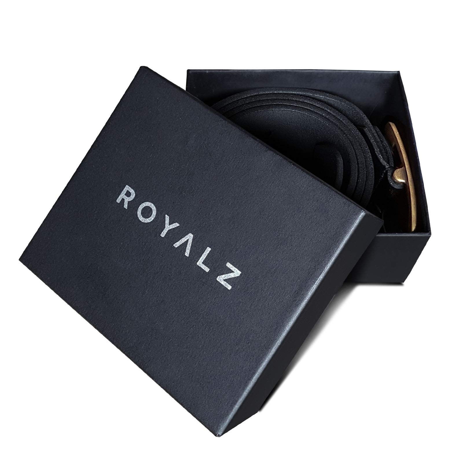 ROYALZ Pasek skórzany w stylu vintage, damski do dżinsów, garnituru, spodni damskich, 4 mm, gruby, skóra pełna, 38 mm, pasek damski