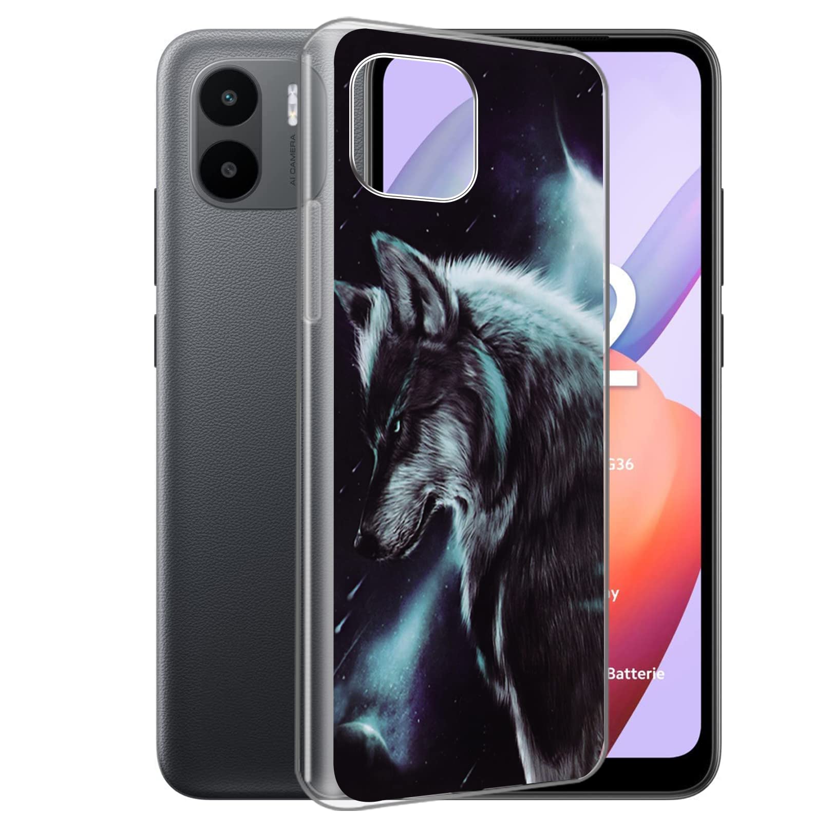 Custodia Per Xiaomi Redmi A2 (6.52") – Cover Trasparente In Silicone TPU Morbido – Anti Graffio E Anti Urto – Sottile