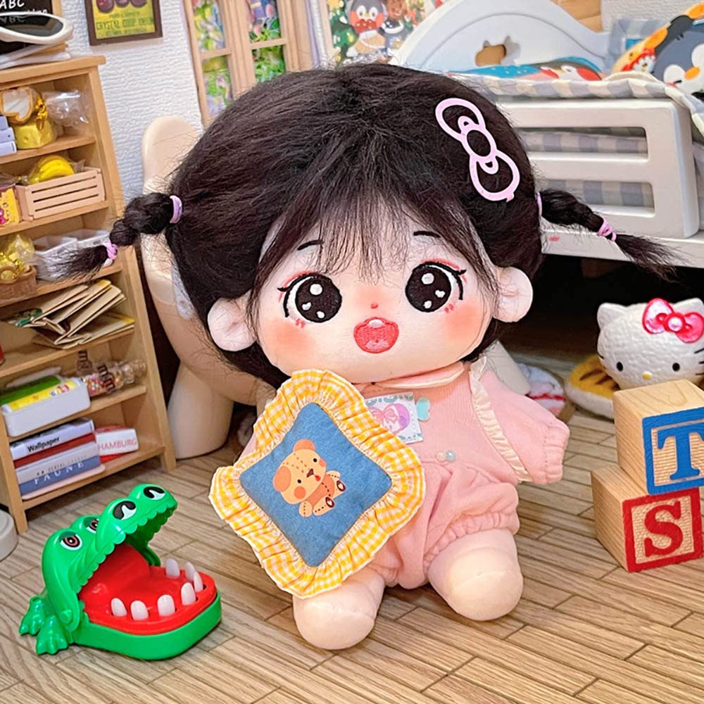 Niannyyhouse Costume De Lapin En Velours Côtelé - Ensemble 3 Pièces Pour Peluche 20cm - Rose