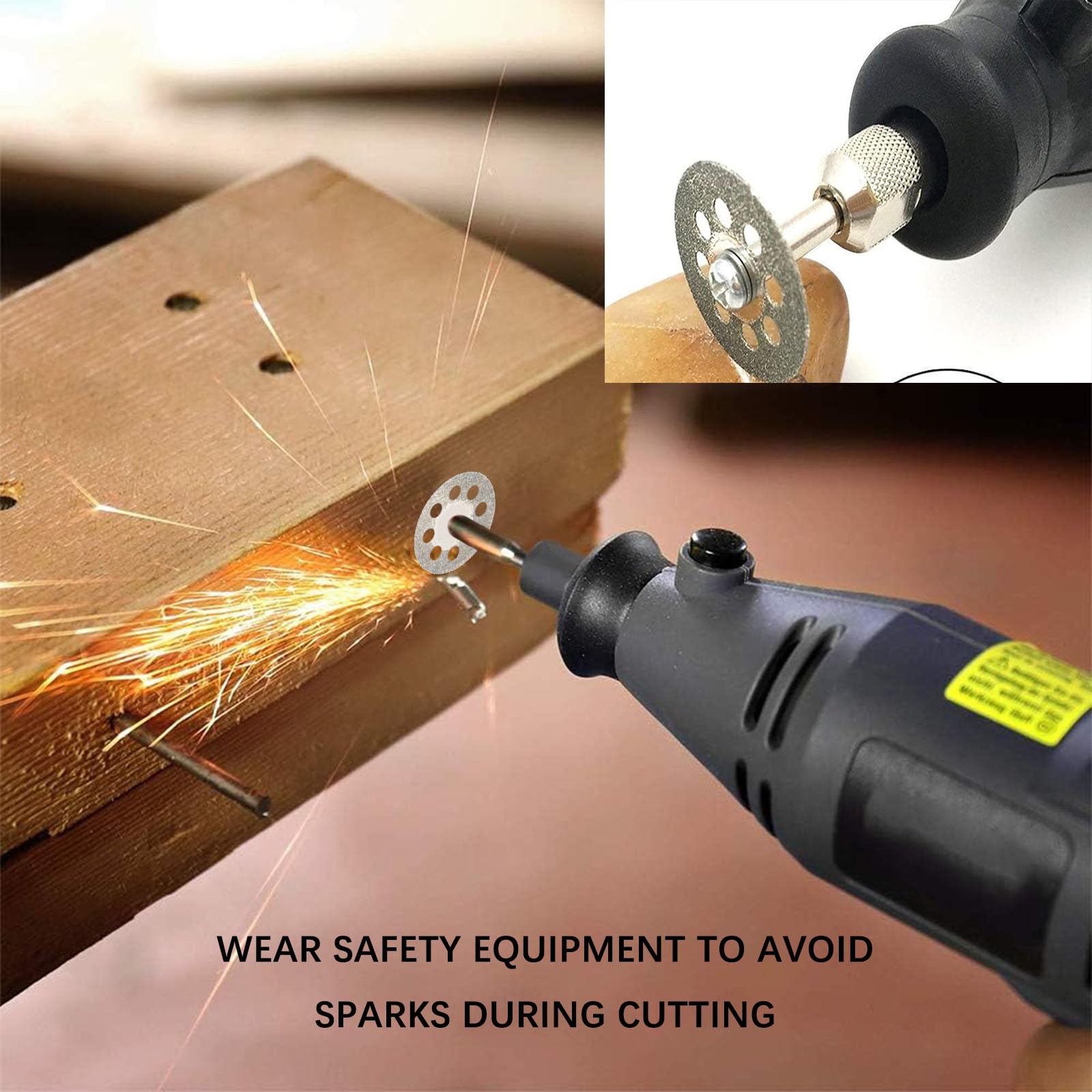 Dischi Da Taglio Metallo Einhell - Set 3 Pezzi Ø230mm Per Smerigliatrici Angolari - Foto 2