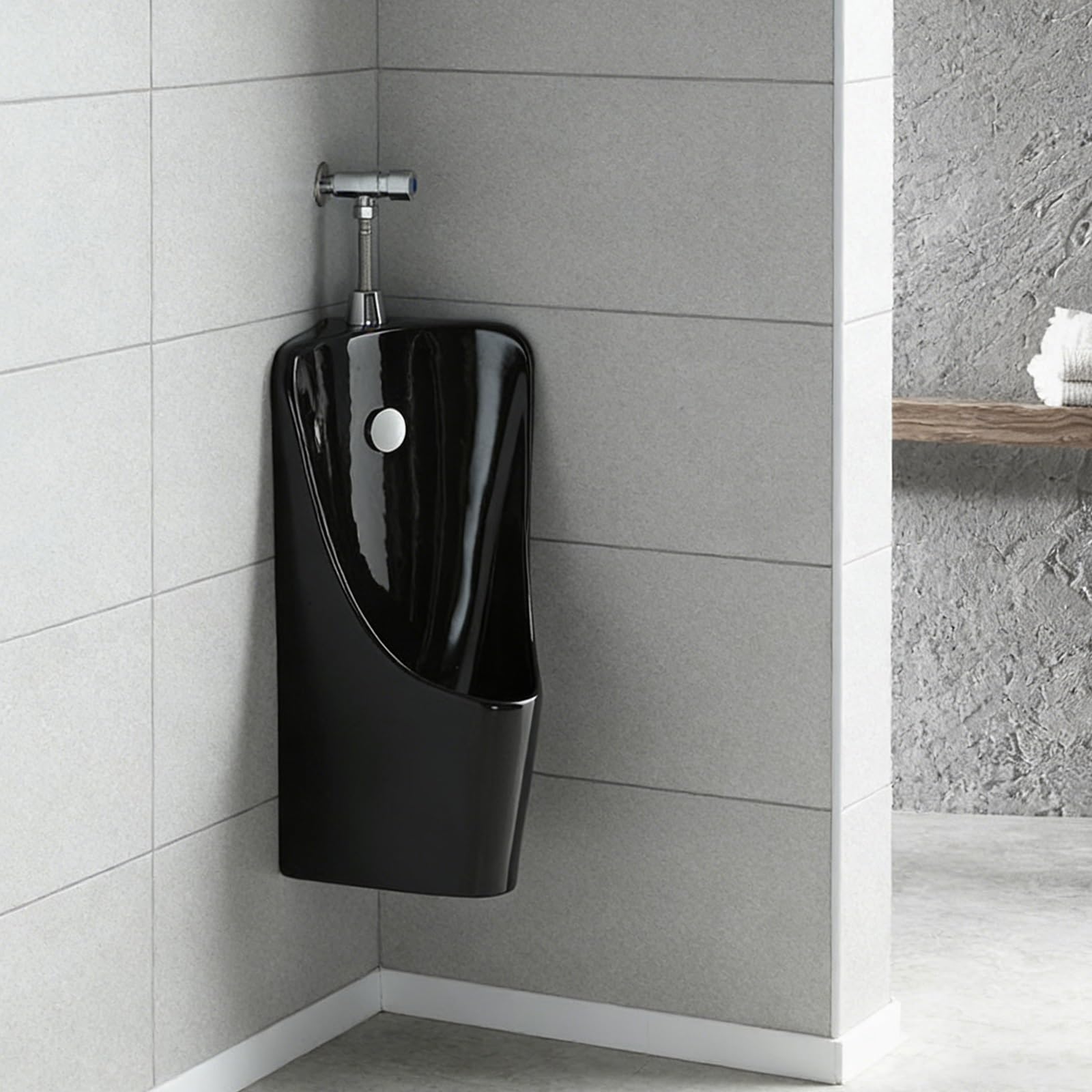 Urinarios para hombres con descarga fácil inodoro de esquina contra salpicaduras