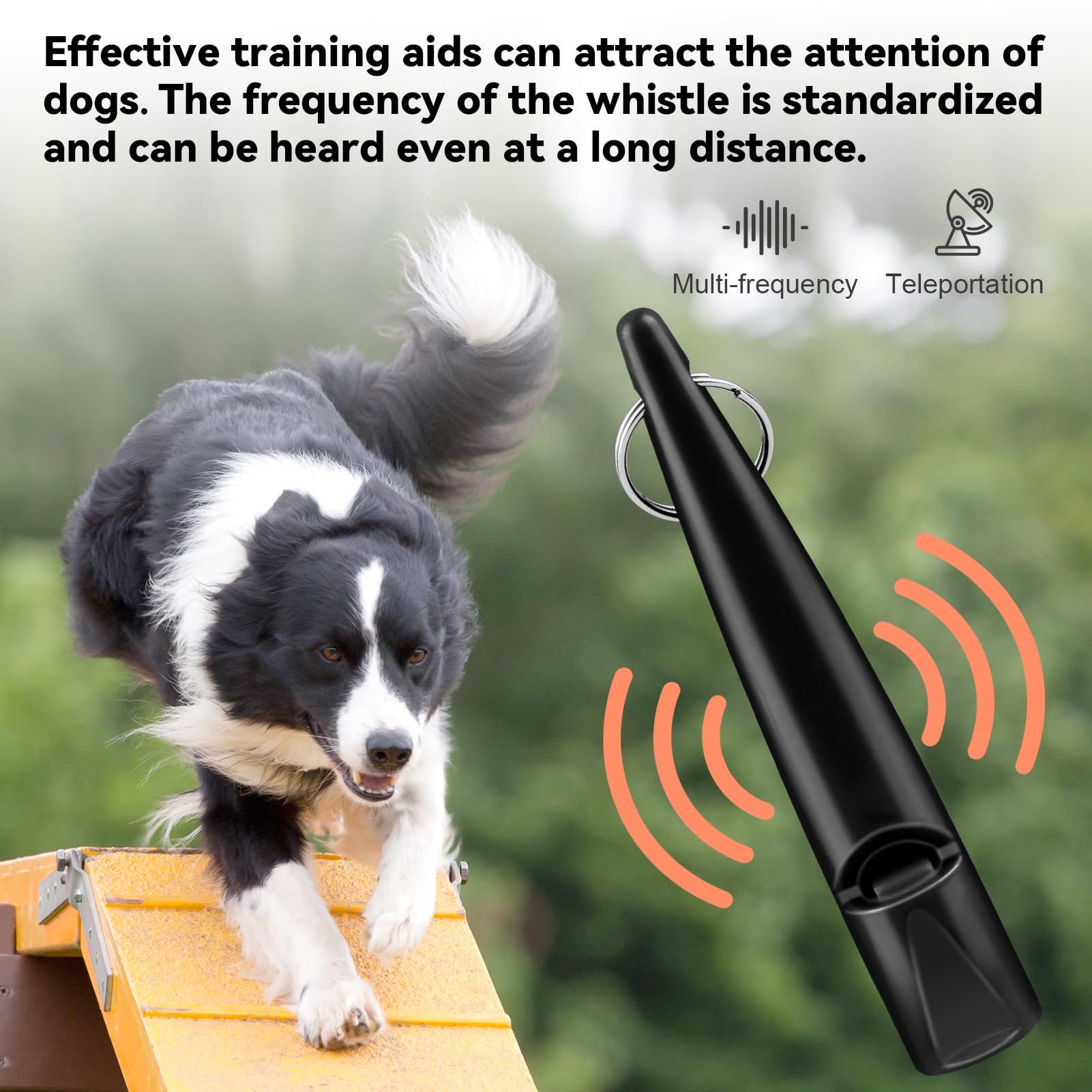 Fischietto Ultrasuoni Per Addestramento Cani | Regolabile E Silenzioso | Con Cordino | Controllo Abbaiare