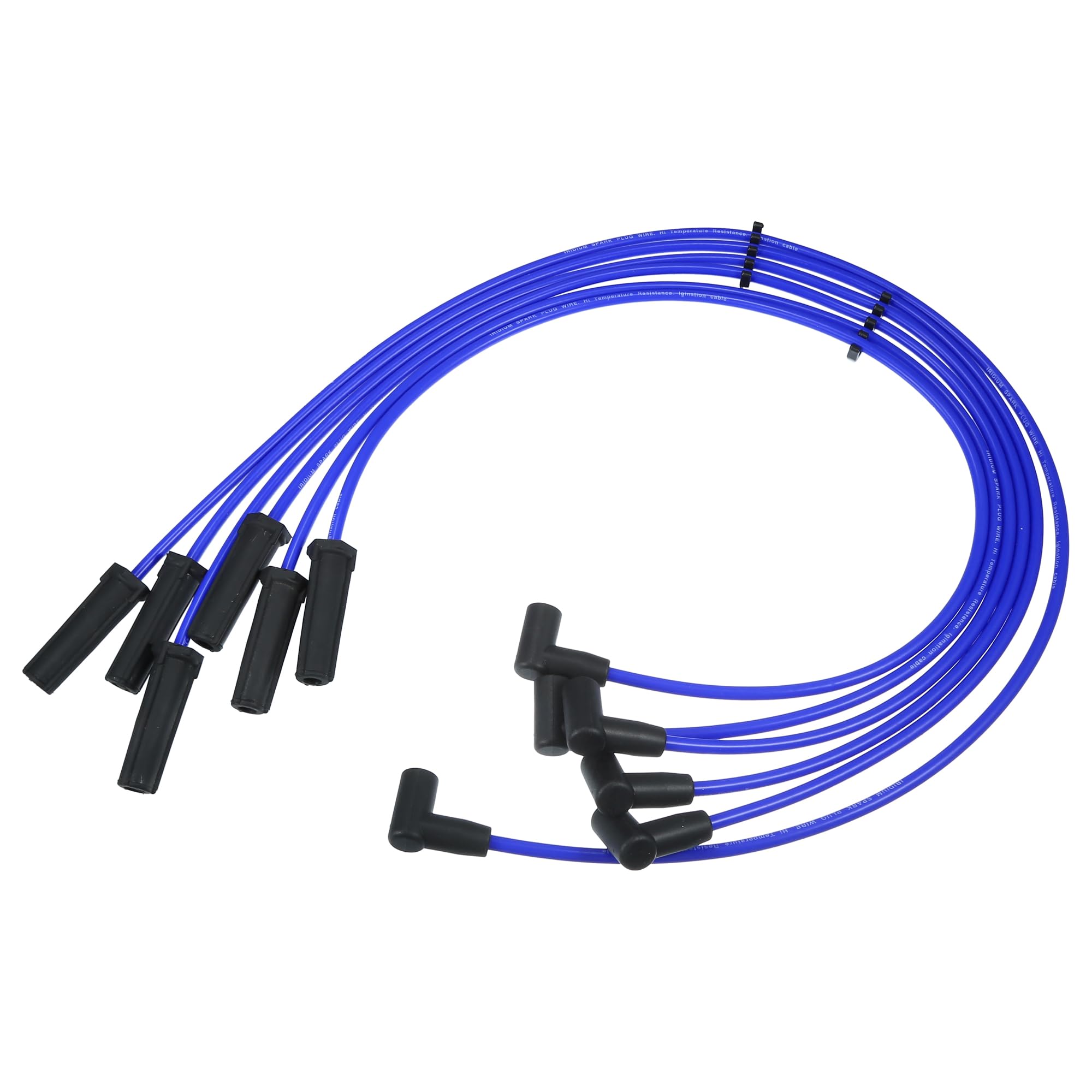 Cavi Bobina Candele 7mm Per Chevrolet Impala 3.1L 3.4L 3.8L 6pc | Blu, Silicone/Nichel, 7mm, OE 12192468/12192421, Per Buick LaCrosse, Lucerne, Regal 99-09, Per Grand Prix 99-08
